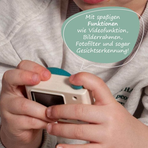 Kinder Kamera Popcorn blau ab 3 Jahren