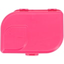Vorschaubild Brotdose mit flexiblem Trennsteg pink - 18,5 x 12,5 x 5 cm
