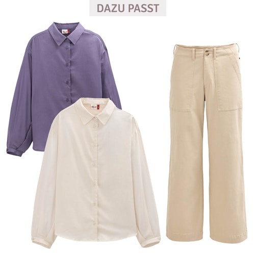 Damen Twill-Hose 7/8