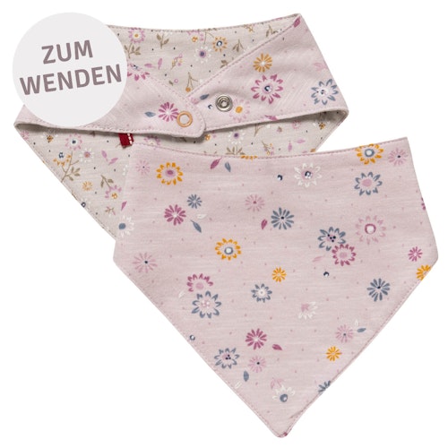 Wende Dreiecktuch Frühlingsblumen flieder