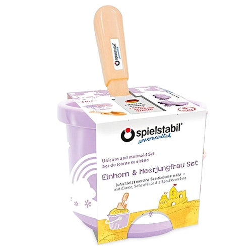 Sandspielzeug-Set Einhorn & Meerjungfrau 4-teilig