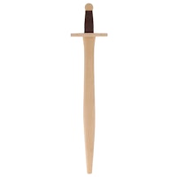 Holzschwert natur gebundener Griff Länge 65 cm