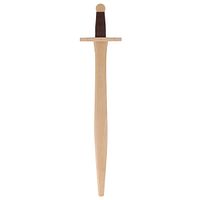 Holzschwert natur gebundener Griff Länge 65 cm