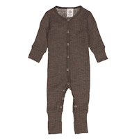 Strampler langarm Wolle