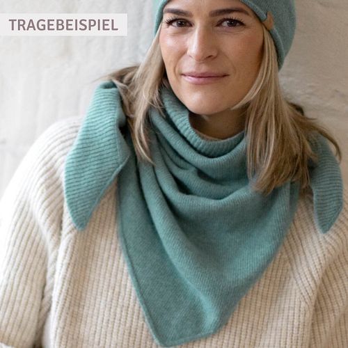 Damen Schal Dreieckstuch lila