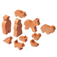 Zubehör Steinbaukasten 12 Figuren