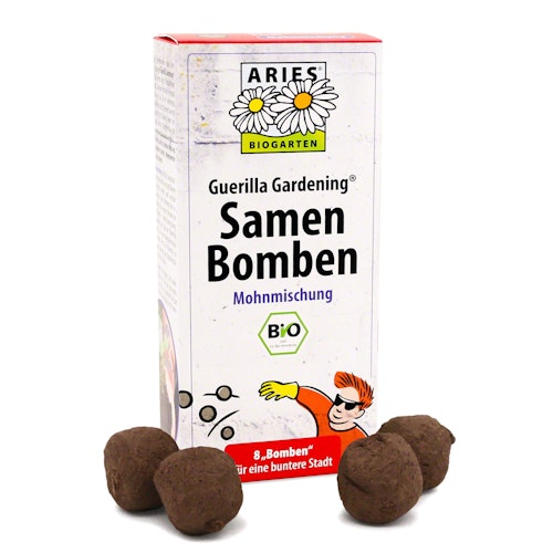 Samenbomben Set 8 Stück – Mohnblumen