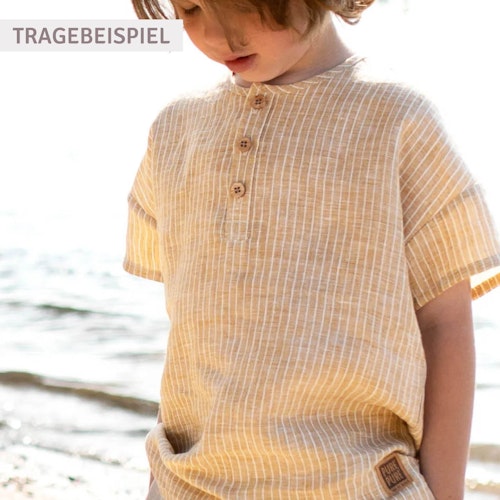 Leinen Shirt kurzarm
