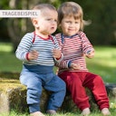 Vorschaubild Baby Body langarm mit Druckknöpfen