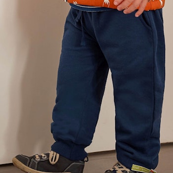Sweat Jogginghose Bündchen uni marine