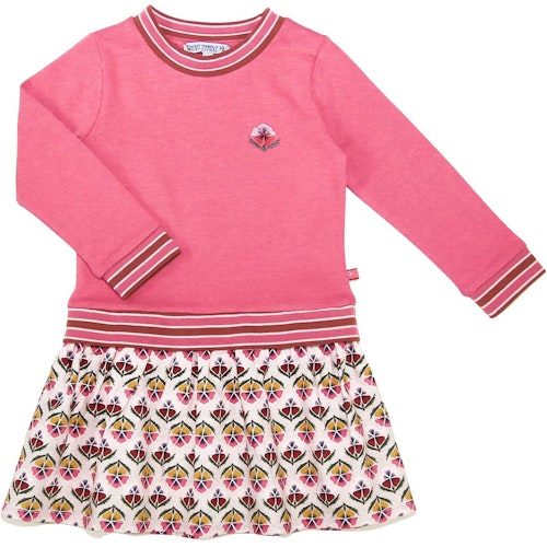 Sweatkleid mit Flanellpatch