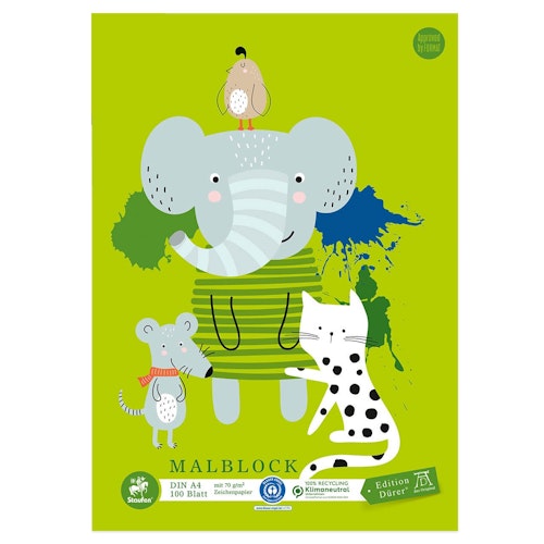 Staufen Green Malblock DIN A4 – 100 Blatt