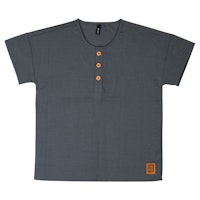 Musselin Shirt kurzarm
