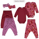 Vorschaubild Edle Krabbelhose Schleife Blumen