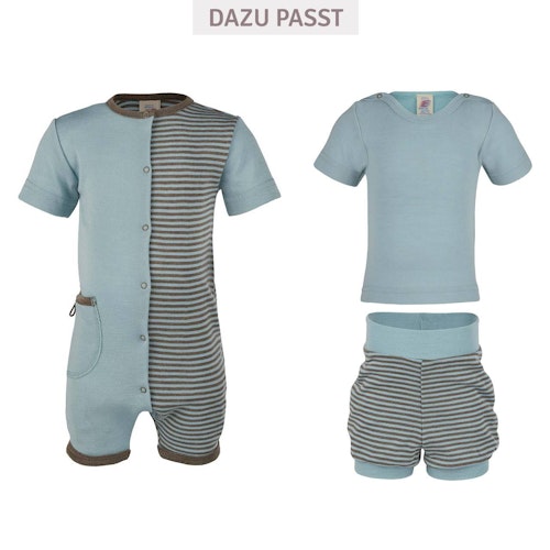 Wolle Seide Shirt kurzarm