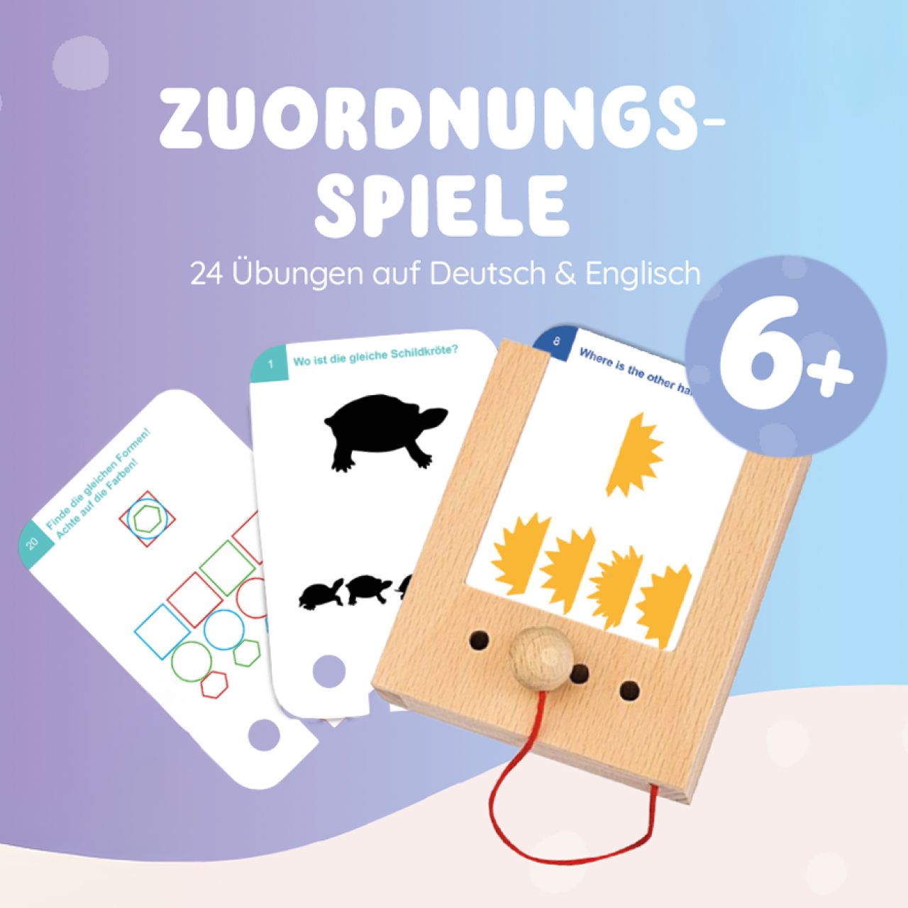 Zuordnungsspiele 6 J. Kartensatz (ohne Lochkasten)