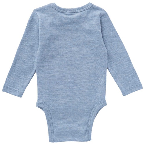 Wolle Seide Body langarm