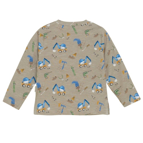 Leichtes Shirt langarm Baustellenfahrzeuge