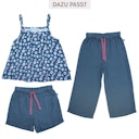Vorschaubild Sommer Shirt Musselin ohne Arm Blumen