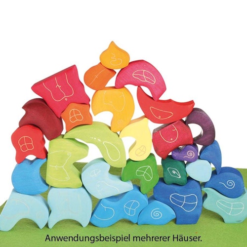 Backhäuschen zum Stapeln ab 1 Jahr, 3 Teile