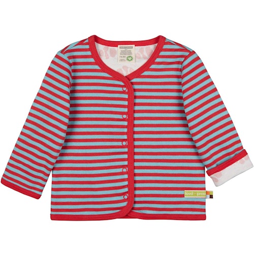 Gestreifte Wendejacke