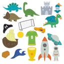 Vorschaubild Prickelvorlagen Abenteuer – 10 Bögen aus Recyclingpapier