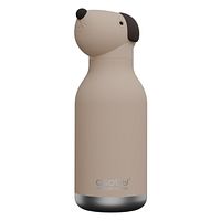 Bestie Bottle Edelstahltrinkflasche mit Trinkhalm Hund 460 ml