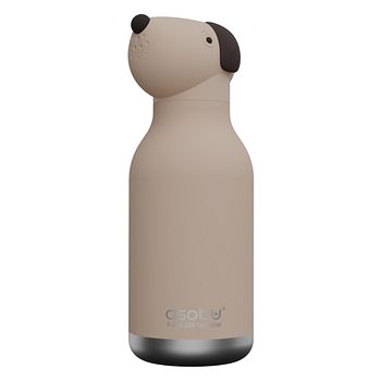 Bestie Bottle Edelstahltrinkflasche mit Trinkhalm Hund 460 ml