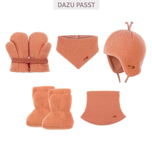 Dickes Wolle Halstuch mit Druckknopf