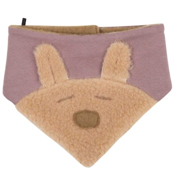 Warmes Dreiecktuch Bär blau braun