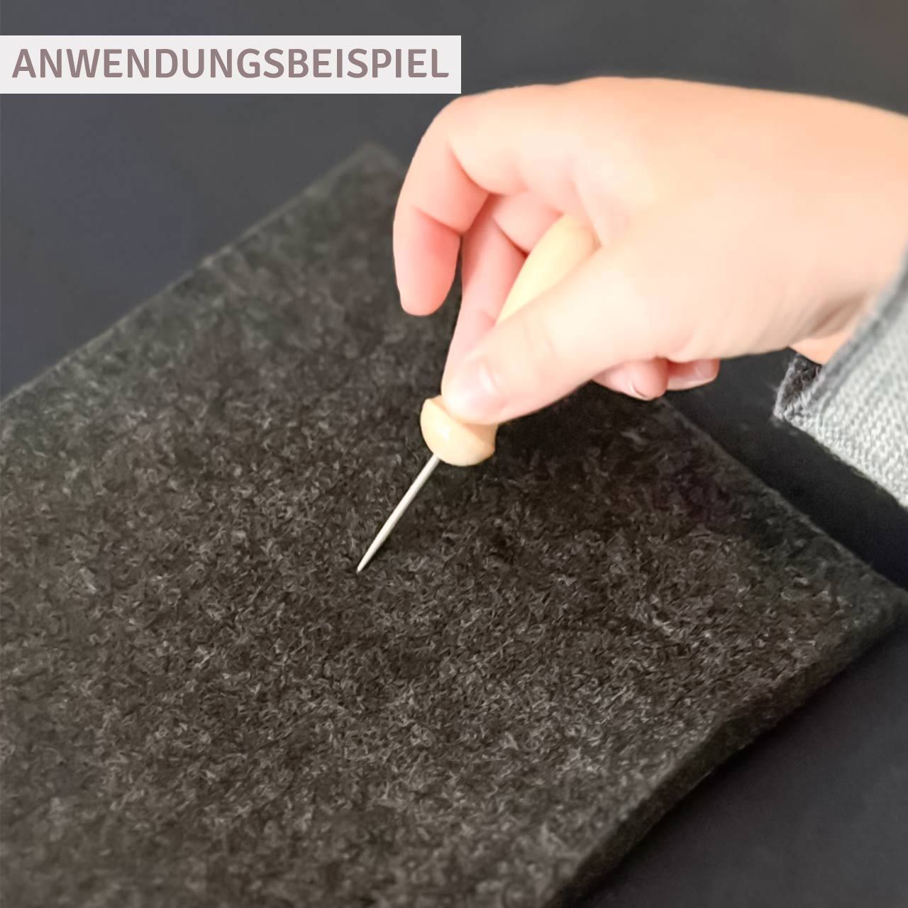 Prickelset Für Kinder Mit 10 Vorlagen – Inkl. Nadel Mit Holzgriff & Filzunterlage, Made In Germany