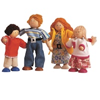 Puppenfamilie für das Puppenhaus