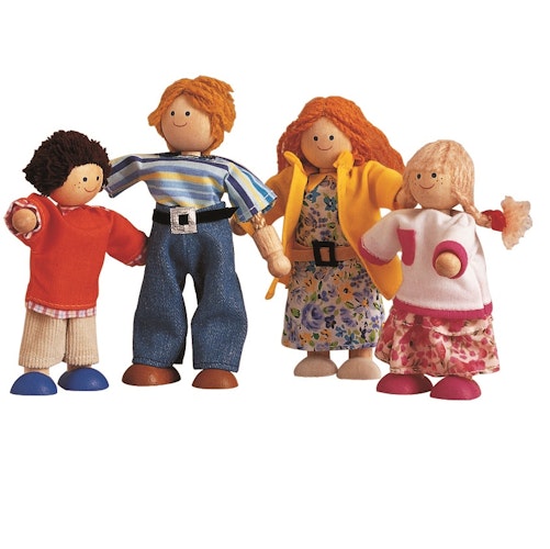 Puppenfamilie für das Puppenhaus