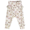 Vorschaubild Edle Krabbelhose Schleife Blumen