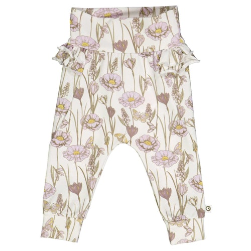 Edle Krabbelhose Schleife Blumen