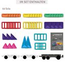 Vorschaubild Connetix Magnetbausteine Transportset inkl. Räder 50 Teile