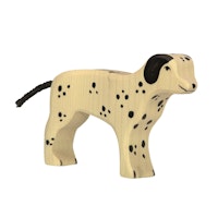 Holzfigur Dalmatiner Hund - auf dem Bauernhof