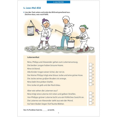 Lesetests in Deutsch – Lernzielkontrollen 2. Klasse