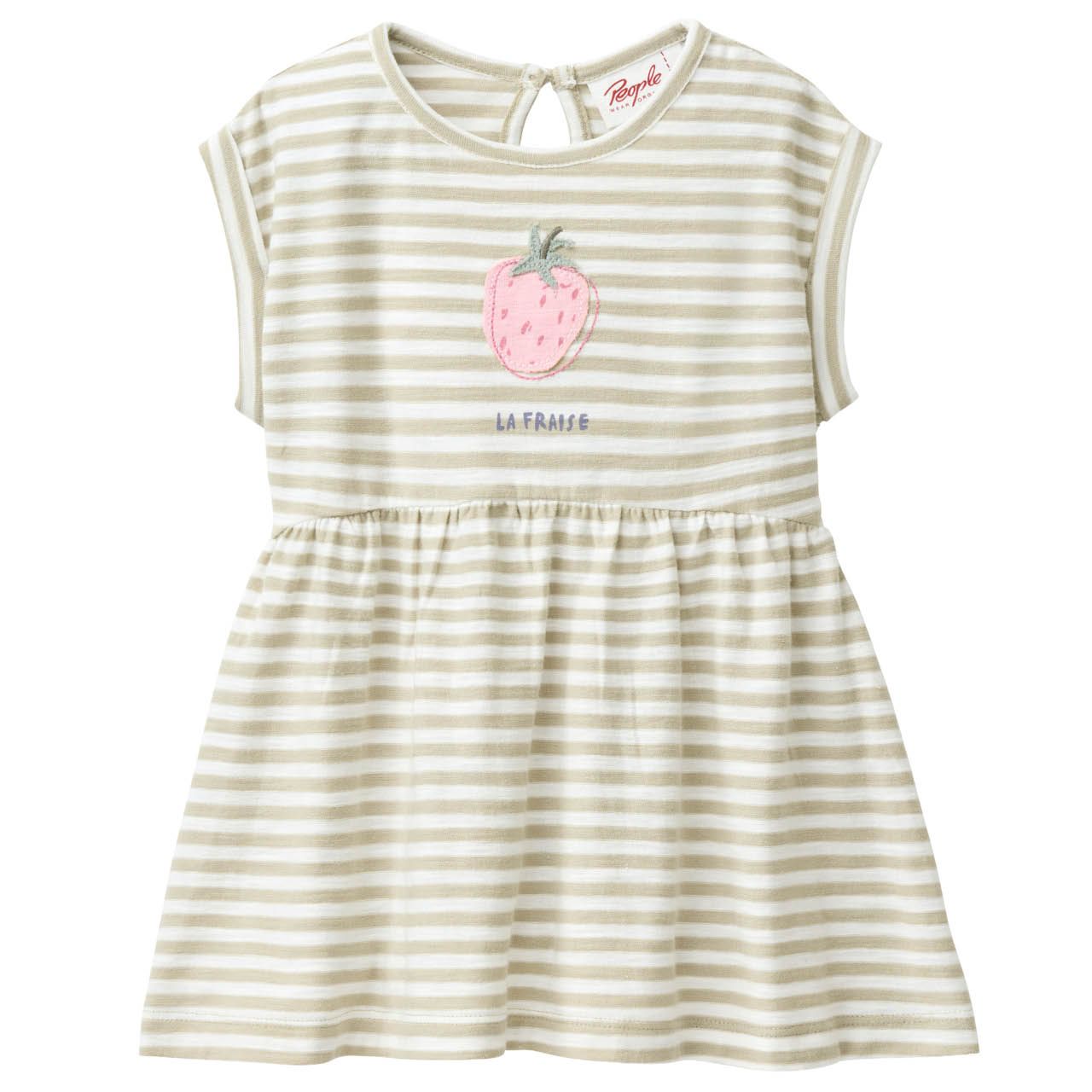 Kleid People Wear Organic kurzarm Motiv