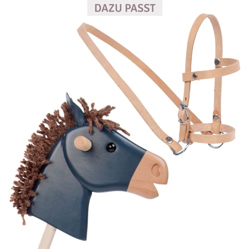 Steckenpferd Holz Esel