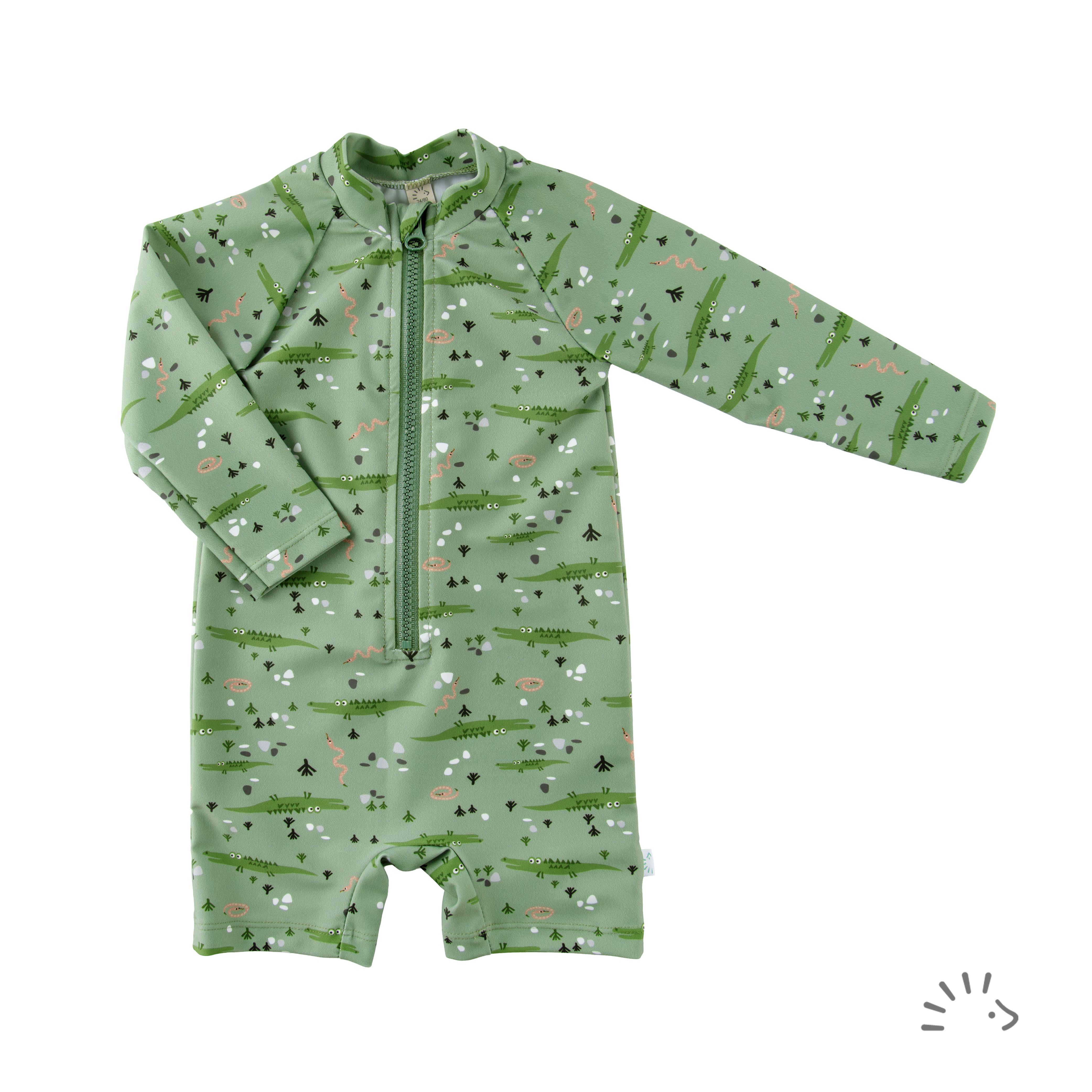 UV Strand-und Badeoverall langarm Schildkröten