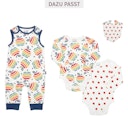 Vorschaubild Apfel Babybody langarm Doppelpack