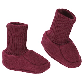 Warme Walk Babyschuhe cassis