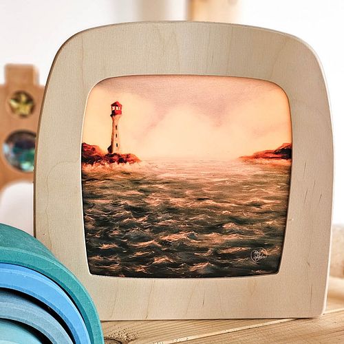 Nachtlicht Lampe dimmbar LED ohne Folie/Silhouette 27x26x10 cm