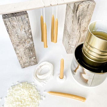 DIY Set zum Kerzenziehen - Bienenwachs