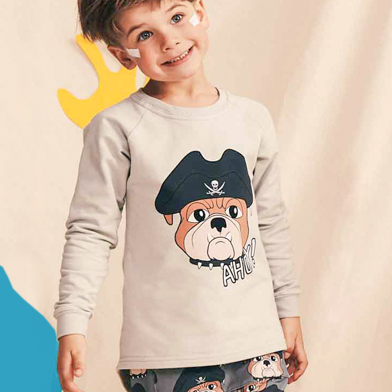 Elastisches Langarmshirt Hund