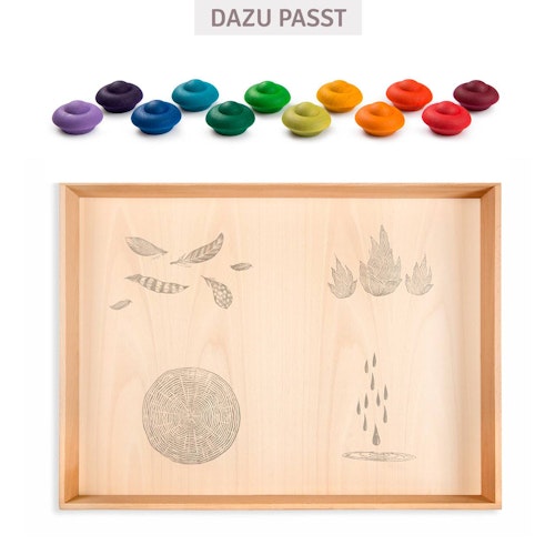 Mandala Rainbow Flowers mit 36 Teilen