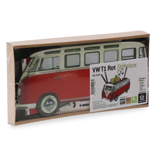 Stiftebox zum Stecken VW T1 rot