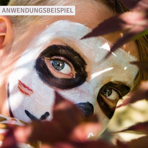 Bio Kinderschminke Schwarz im Einzeltiegel, 6 g