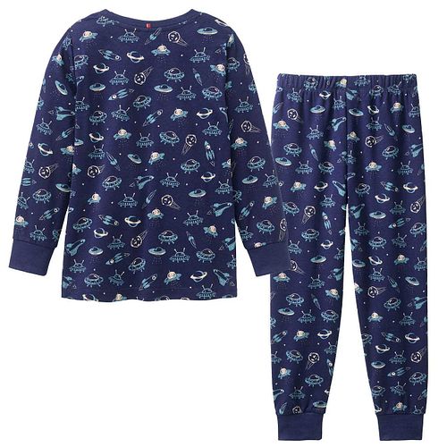 Schlafanzug People Wear Organic langarm Motiv